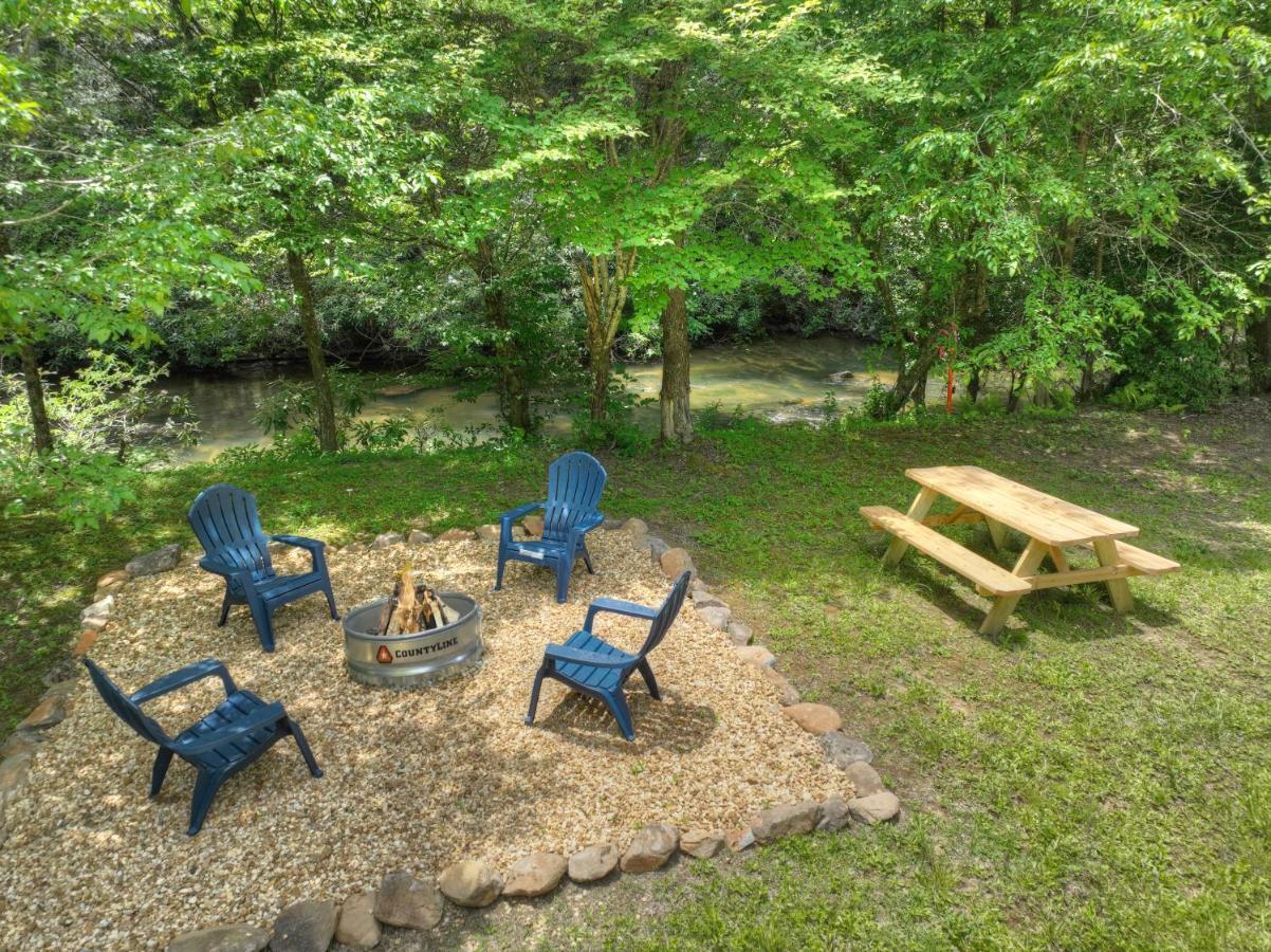 The Chariot - Creek Front With Hottub, Fire Pits, Billiards, Ev Charger - Sandalwood Stays 블루리지 외부 사진