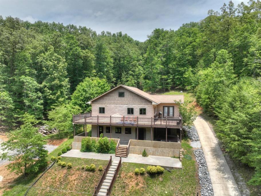 The Chariot - Creek Front With Hottub, Fire Pits, Billiards, Ev Charger - Sandalwood Stays 블루리지 외부 사진